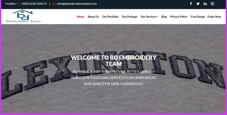 BdEmbrodery-Websolution IT